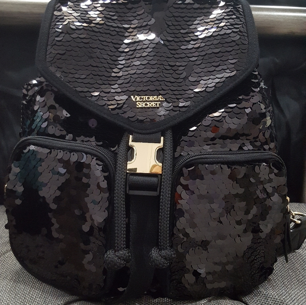 Victoria Secret sequined backpack